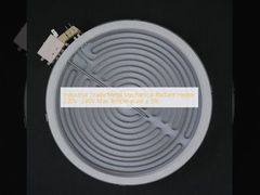 Chauffage à rayonnement mécanique à métaux de qualité industrielle 220V à 240V Température maximale ± 5%