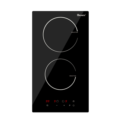 acheter 2 brûleurs cuisinière électrique 220V-240V Cuisinière à induction intégrée 12 pouces 3500W online manufacture
