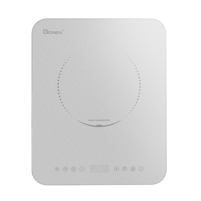 Cuisinière à induction ultra-mince 110V 1200W Cuisinière à induction portable gris argenté