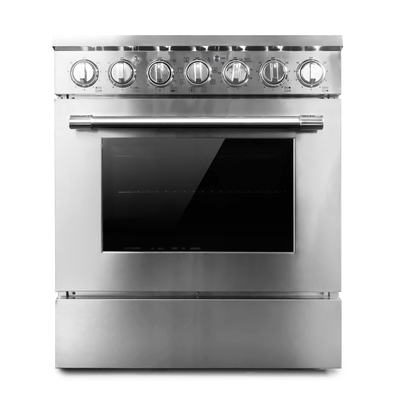 Poêle électrique avec four 30 pouces autonomes Range électrique 124L / 4.4 Cu.Ft 12kW