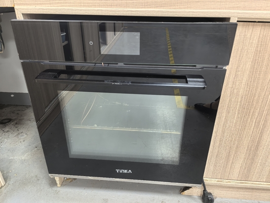 24 pouces fourneau de cuisson électrique Rotisseries contrôle tactile intégré convection four à paroi unique Noir